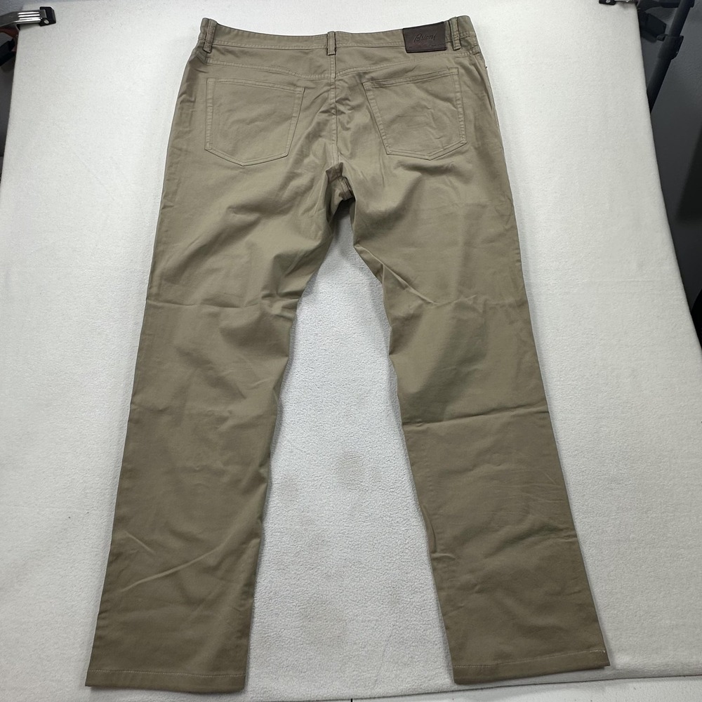 Brioni Chamonix Comfort Fit Pants Mens 44 Beige Made in Italy Luxury Trousers - Picture 3 of 14
